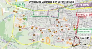 KMG-Bus-Umleitungen wegen Wörthersee autofrei und ÖFB Cupfinale 