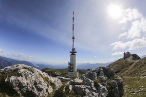 Sendeanlage Klagenfurt 1-Dobratsch seit 50 Jahren in Betrieb. Foto: ORS/Götzhaber