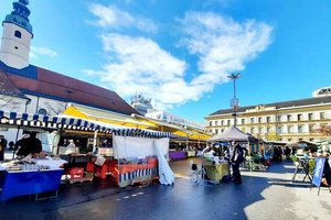Klagenfurter Wochenmärkte trotz Lockdown geöffnet. Foto: Mein Klagenfurt