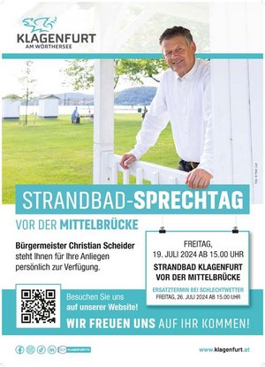 Bürgermeister lädt zum Strandbad-Sprechtag