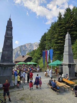 22. EU-Kirchtag am Alten Loibl verbindet Kärnten und Slowenien. Foto: Robert Poscheschnig