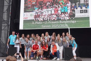 Die Austria Klagenfurt Frauen sicherten sich den 3. Platz in der 2. Frauen Bundesliga. Foto: StadtKommunikation / Zechner