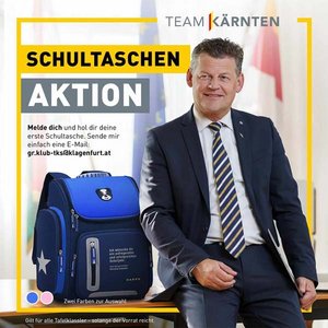 Schultaschenaktion: Bürgermeister unterstützt Klagenfurter Familien