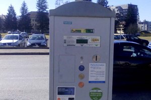 Parkscheinautomaten: Richtigstellung der Stadt Klagenfurt zu heutigem Zeitungsartikel „Münzzähler spart Arbeitsstunden“. Foto: Mein Klagenfurt