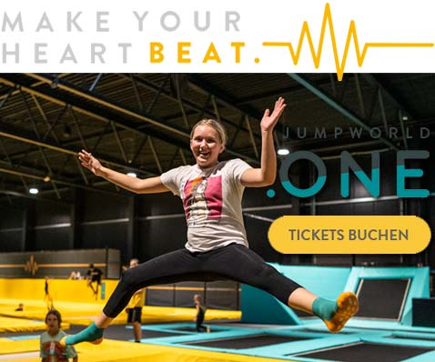 JUMPWORLD.ONE. Trampolinpark neben dem Wörthersee Stadion