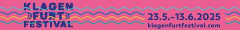 Klagenfurt Festival 2025. Vom 23.5. bis 13.6.2025.