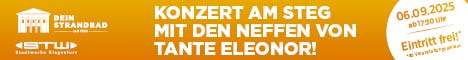 Konzert am Steg. Mit den Neffen von Tante Eleonor! 6.9.2025.
