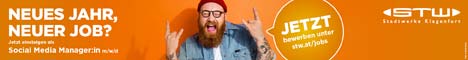 Neues Jahr, neuer Job? Jetzt bewerben. Stadtwerke Klagenfurt