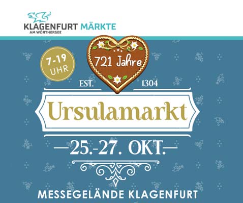 721. Ursulamarkt, von 25. bis 27. Oktober 2025